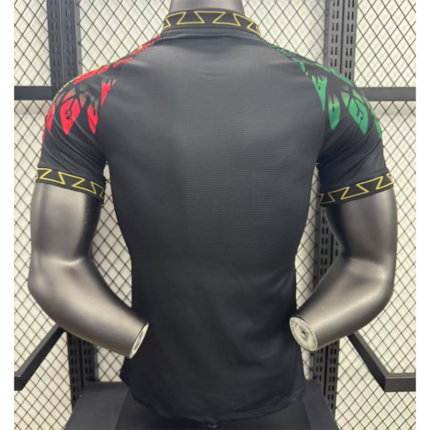 Mens Mexico 2025 Black Lapel Special Edition Jersey Player Version