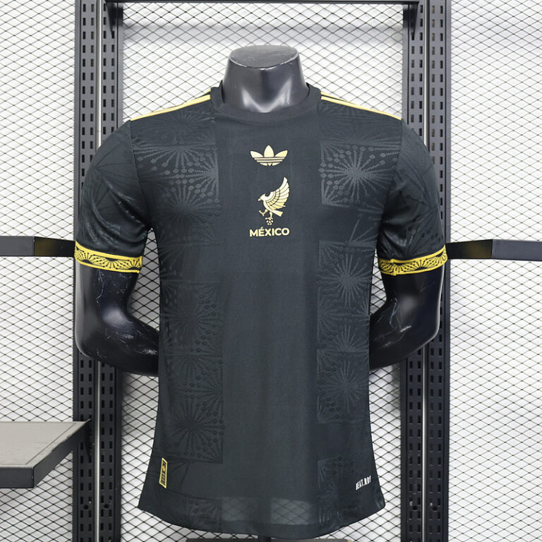 Mens Mexico 2025 black Special Jersey Player Version