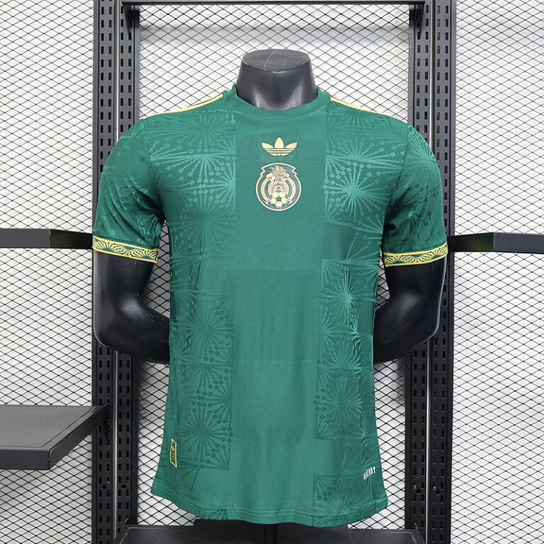 Mens Mexico 2025 green champion Jersey Player Version