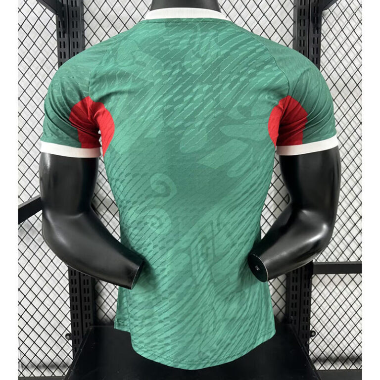 Mens Mexico 2025 Green Dragon Head Special Edition Jersey Player Version