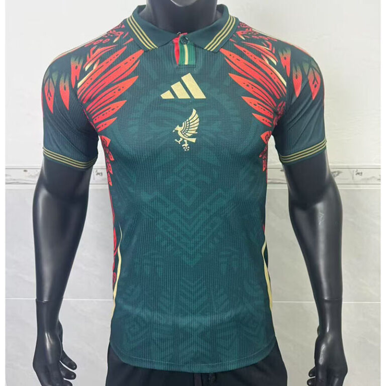 Mens Mexico 2025 Green Special Jersey Player Version