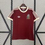 Mens Mexico 2025 Special Edition Red Retro Style Jersey