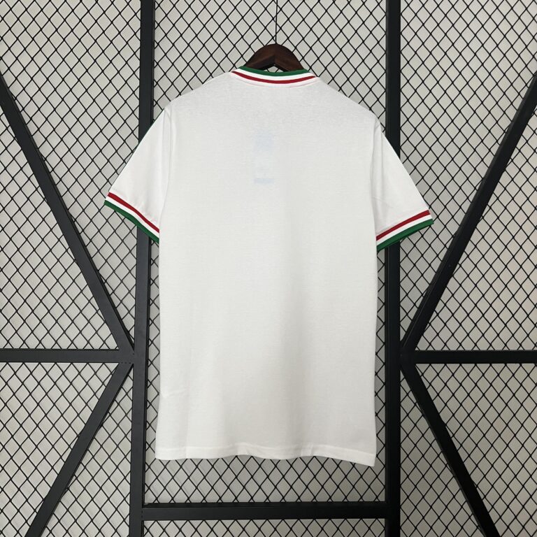 Mens Mexico 2025 Special Edition White Retro Style Jersey