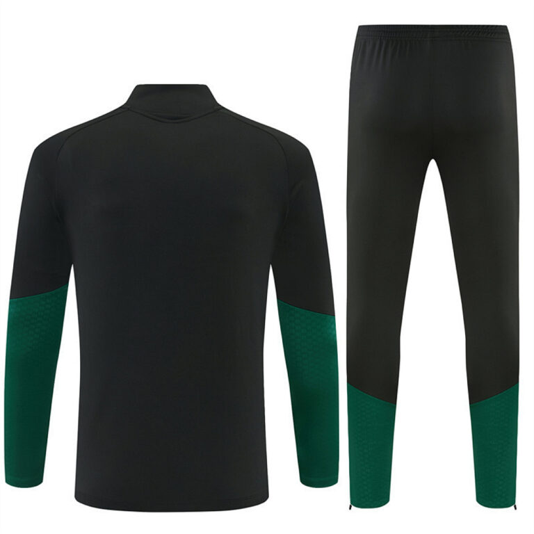 Mens Mexico 2026 World Cup Half-zip Black Tracksuit