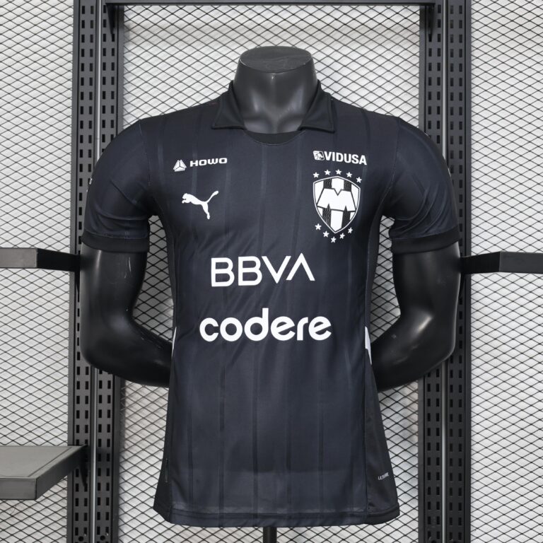 Mens Monterrey 2024/25 Special Edition Black Jersey Player Version