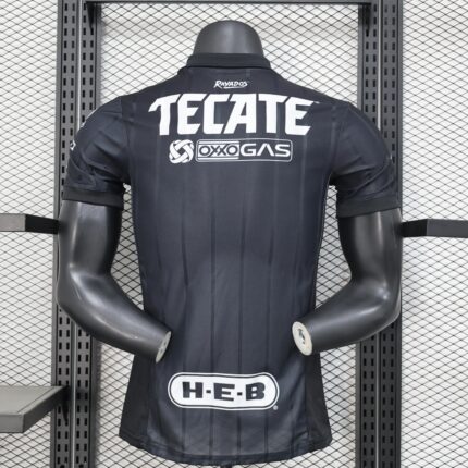 Mens Monterrey 2024/25 Special Edition Black Jersey Player Version