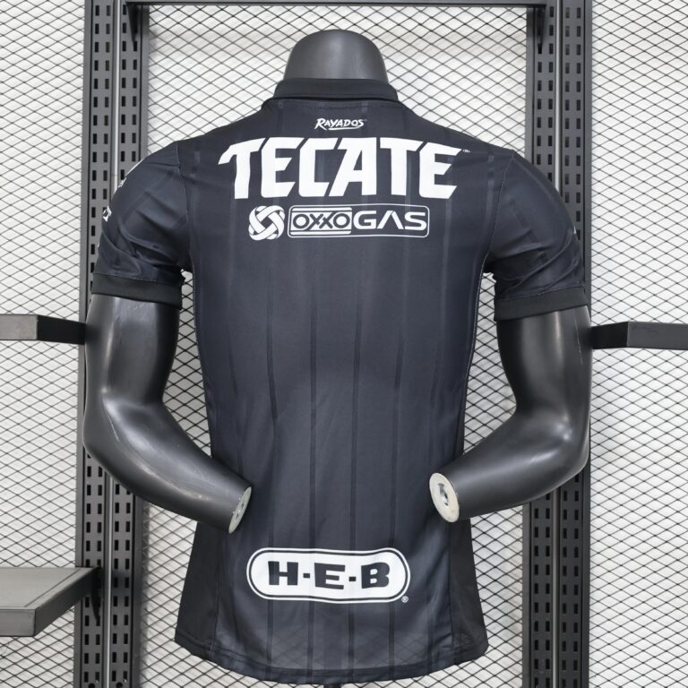 Mens Monterrey 2024/25 Special Edition Black Jersey Player Version