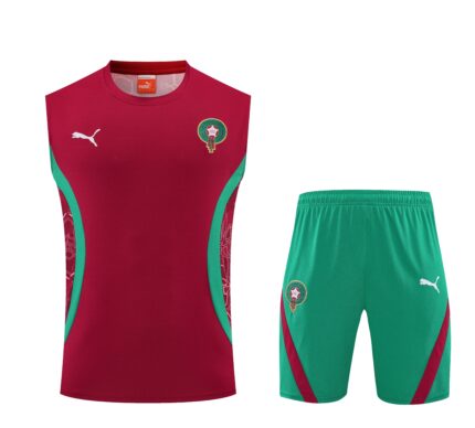 Mens Morocco 2025 Red Training Vest