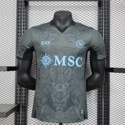 Mens Napoli 2024/25 Special Edition Black Jersey Player Version