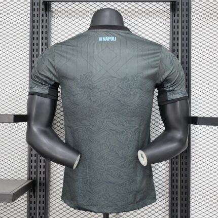 Mens Napoli 2024/25 Special Edition Black Jersey Player Version