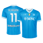 Mens Napoli 2025/26 Home Jersey – Bruyne 11