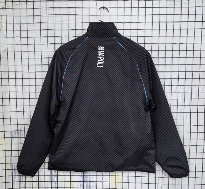 Mens Napoli 2025/26 Windbreaker Black Jacket