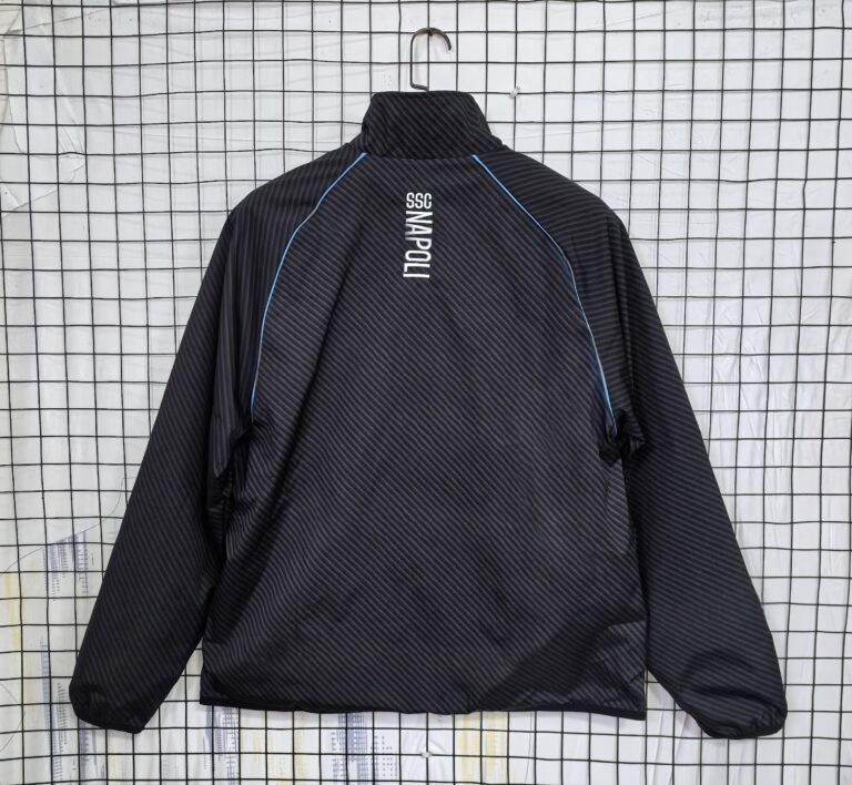 Mens Napoli 2025/26 Windbreaker Black Jacket