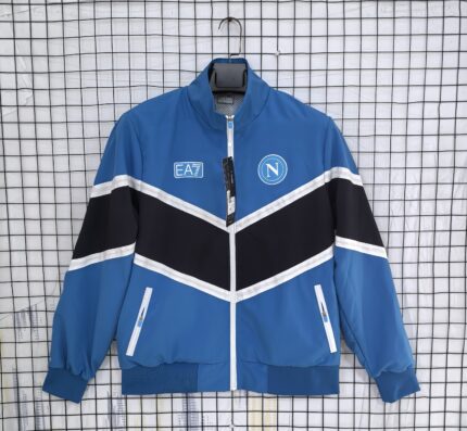 Mens Napoli 2025/26 Windbreaker Blue Jacket