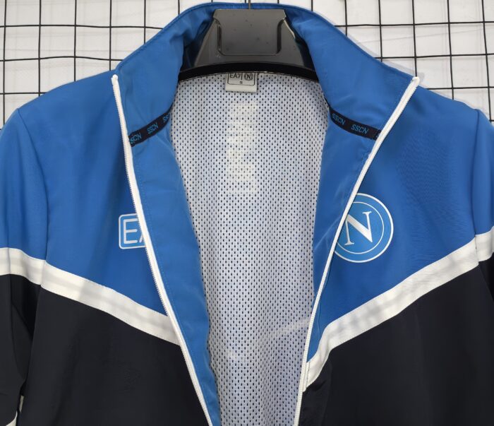 Mens Napoli 2025/26 Windbreaker Blue Jacket