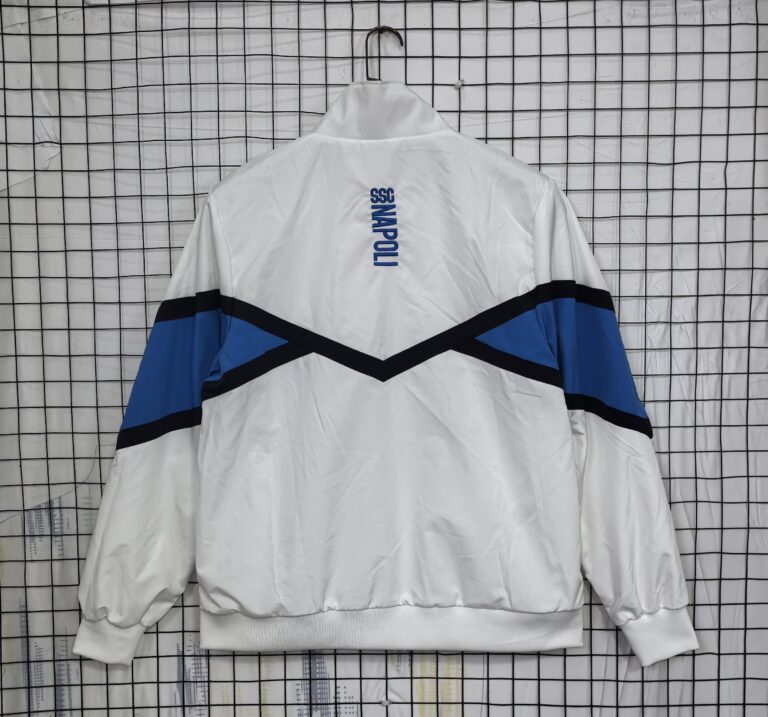 Mens Napoli 2025/26 Windbreaker White Jacket