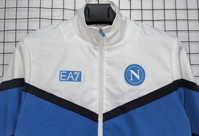 Mens Napoli 2025/26 Windbreaker White Jacket