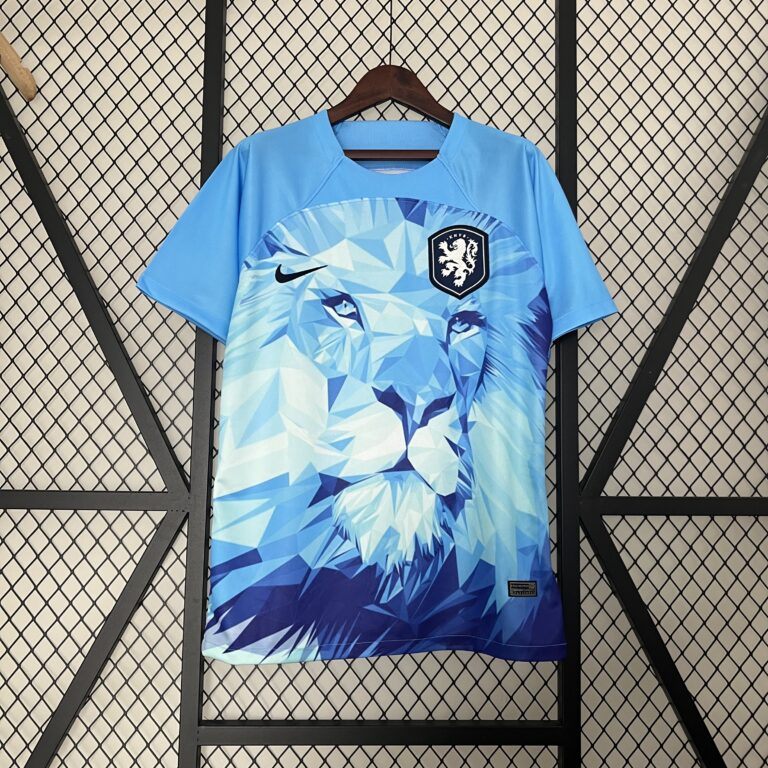 Mens Netherlands 2024 Special Edition Blue Jersey