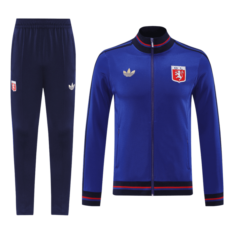 Mens Olympique Lyonnais 2025/26 Blue Tracksuit