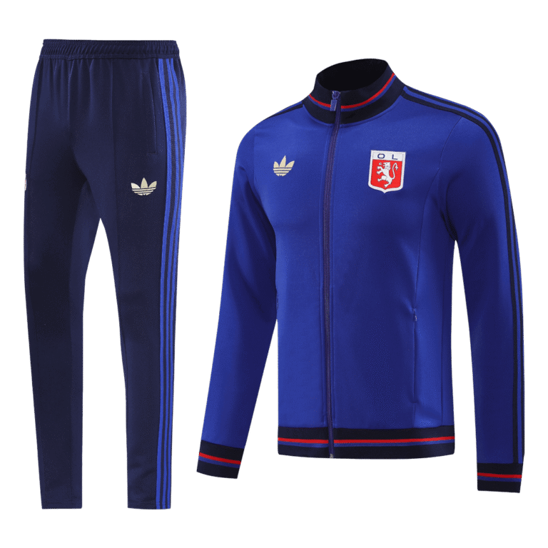 Mens Olympique Lyonnais 2025/26 Blue Tracksuit
