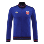 Mens Olympique Lyonnais 2025/26 Track Blue Jacket
