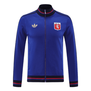 Mens Olympique Lyonnais 2025/26 Track Blue Jacket