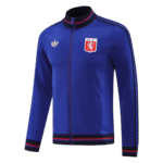 Mens Olympique Lyonnais 2025/26 Track Blue Jacket