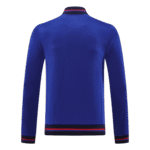 Mens Olympique Lyonnais 2025/26 Track Blue Jacket