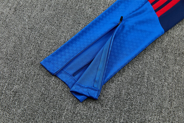 Mens Olympique Lyonnais 2026/27 Half-zip Royal Blue Tracksuit