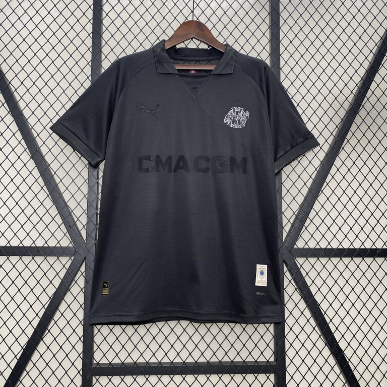Mens Olympique Marseille 2024/25 Special Edition Black Jersey