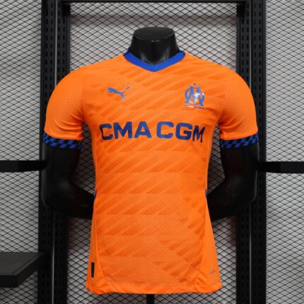 Mens Olympique Marseille 2024/25 Third Jersey Player Version
