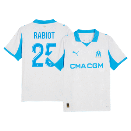 Mens Olympique Marseille 2025/26 Home Jersey – Rabiot 25