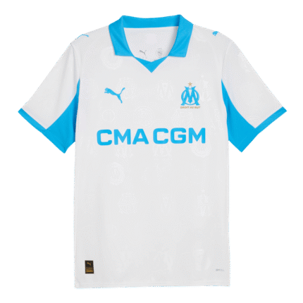 Mens Olympique Marseille 2025/26 Home Jersey – Rabiot 25