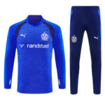 Mens Olympique Marseille 2026/27 Half-zip Royal Blue Tracksuit