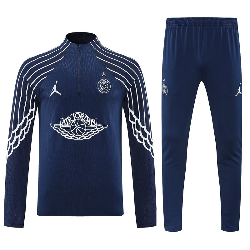 Mens Paris FC 2025/26 Blue Tracksuit Mens Paris FC 2025/26 Blue Tracksuit