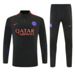 Mens Paris FC 2026/27 Half-zip Black Tracksuit