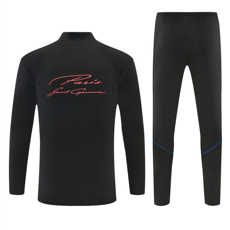 Mens Paris FC 2026/27 Half-zip Black Tracksuit