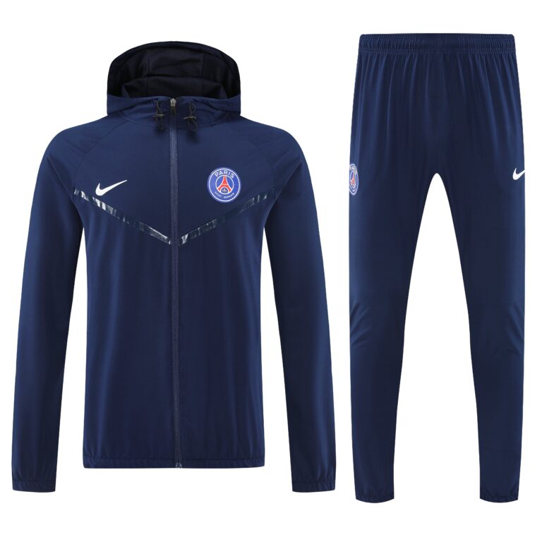 Mens Paris FC 2026/27 Windbreaker Suit Blue Jacket