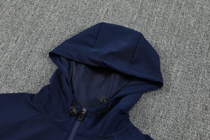 Mens Paris FC 2026/27 Windbreaker Suit Blue Jacket