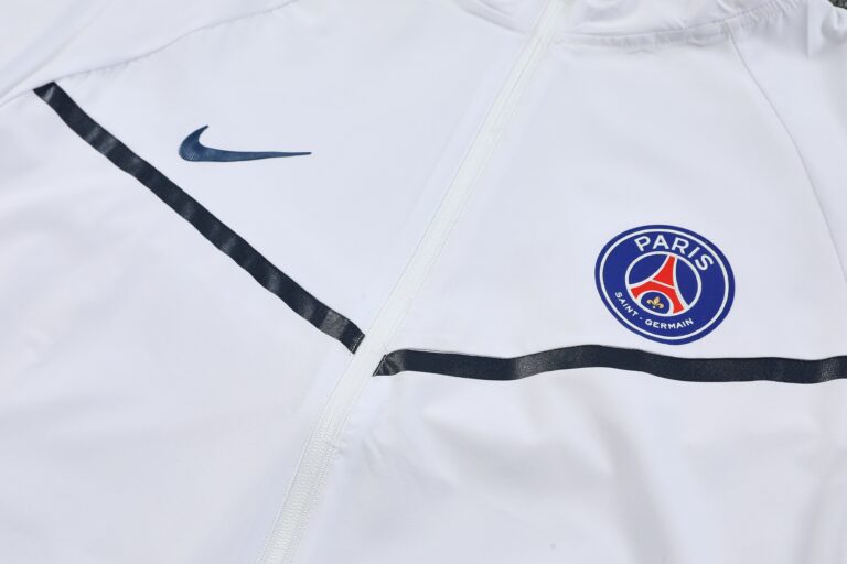 Mens Paris FC 2026/27 Windbreaker Suit White Jacket