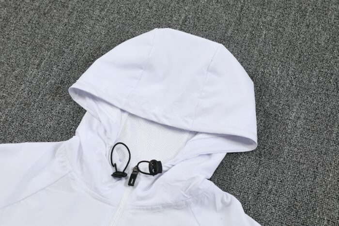Mens Paris FC 2026/27 Windbreaker Suit White Jacket