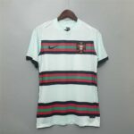 Mens Portugal 2020 Away white Retro Style Jersey