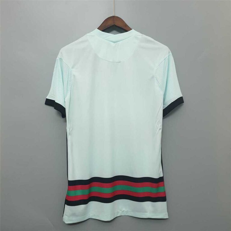 Mens Portugal 2020 Away white Retro Style Jersey