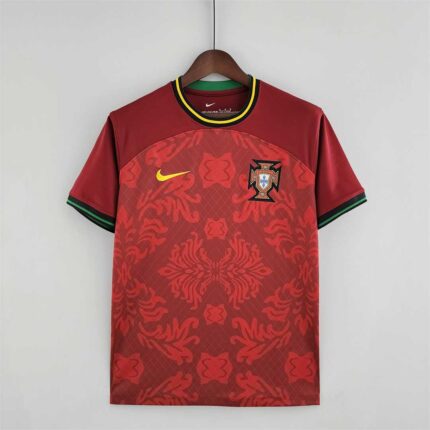 Mens Portugal 2022 World Cup World Cup special edition red Jersey