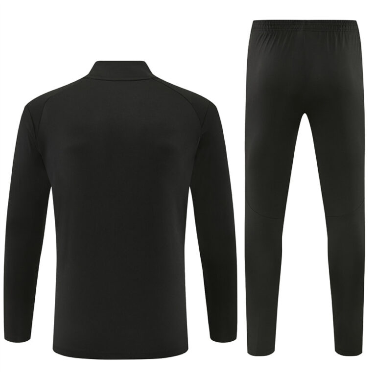 Mens Portugal 2026 World Cup Half-zip Black Tracksuit