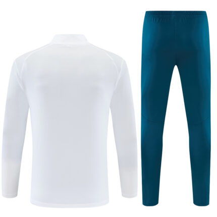 Mens Portugal 2026 World Cup Half-zip White Tracksuit
