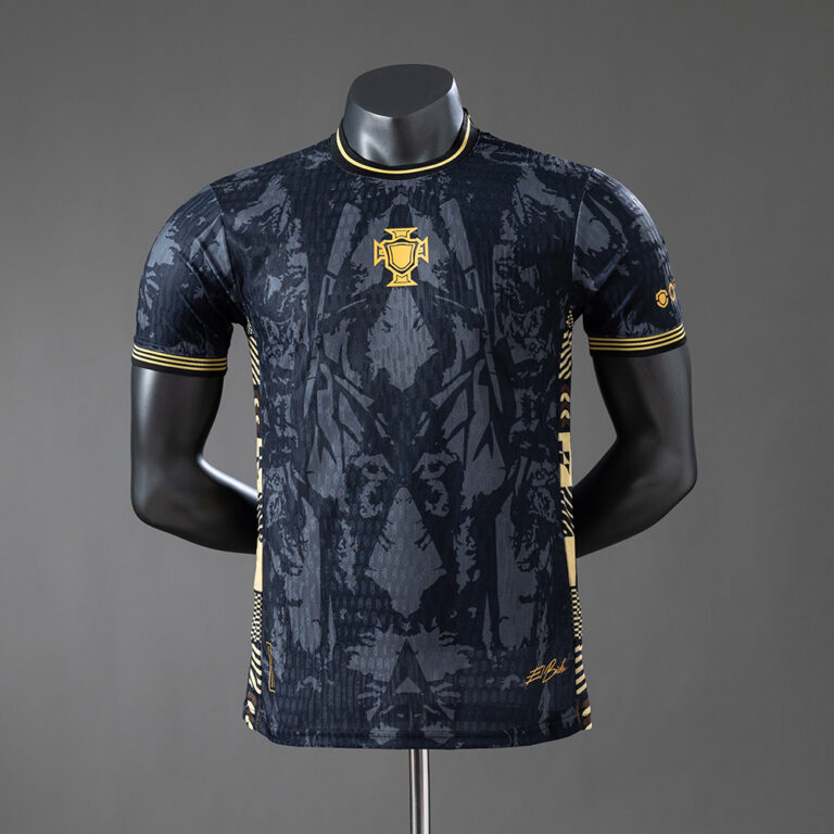 Mens Portugal 2026 World Cup World Cup Special Edition Black Jersey Player Version