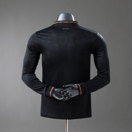 Mens Portugal 2026 World Cup World Cup Special Edition Black Panther Long Sleeve Long Sleeve Jersey Player Version