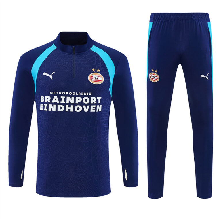 Mens PSV 2026/27 Half-zip Royal Blue Tracksuit