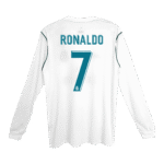Mens Real Madrid 2017/18 Home Jersey Long Sleeve – Ronaldo 7